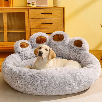 Soft washable pet bed